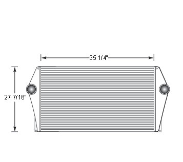 Heavy Duty Ford Sterling Charge Air Cooler FOR19011, FOR19011N, FOR19011R