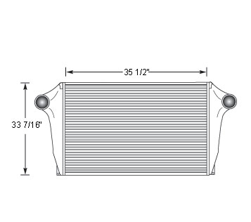 Heavy Duty Ford Sterling Charge Air Cooler 1030097, 1030226, 1040001