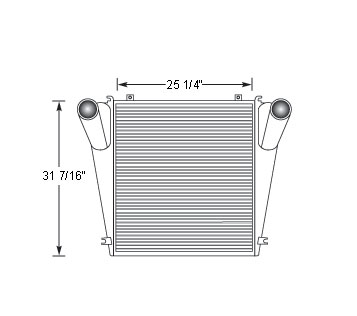 Heavy Duty Freightliner Charge Air Cooler FRT18112, FRT18112N, 1109