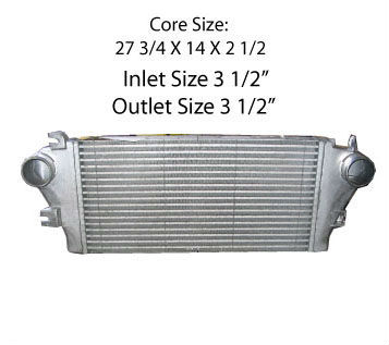 Heavy Duty Freightliner Charge Air Cooler BHT80296, 80296, BHTB6740