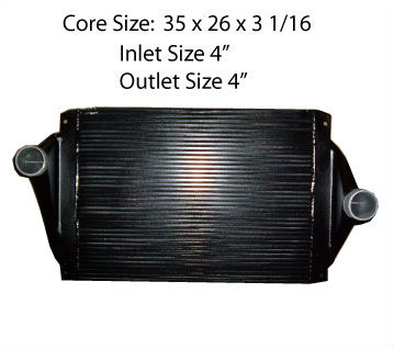 Heavy Duty Freightliner Charge Air Cooler A0526614012, A0526614013, A0526614016