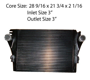 Heavy Duty Freightliner Charge Air Cooler 0132211000, 0132200000, A0530696001