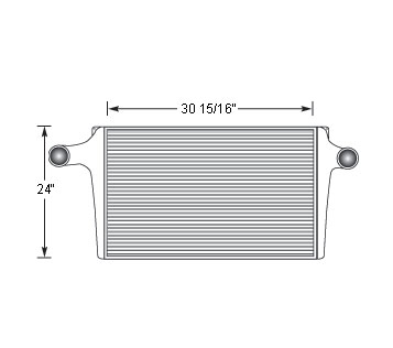 Heavy Duty Chevrolet & GMC Charge Air Cooler G-CH65C, 1162, 1030109