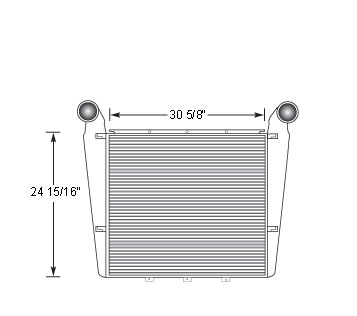 Heavy Duty Mack Charge Air Cooler MAC17308, 
MAC17308N, 
MAC17308R