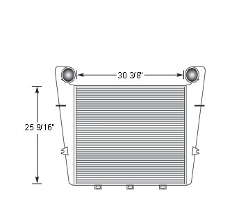 Heavy Duty Mack Charge Air Cooler MAC17311, 
MAC17311R, 
MAC17311N