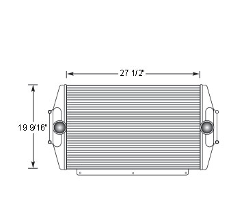 Heavy Duty International & Navistar Charge Air Cooler NAV16401, 
NAV16401N, 
NAV16401R