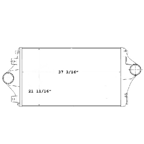 Heavy Duty International & Navistar Charge Air Cooler NAV16445, 
NAV16445N, 
NAV16445R