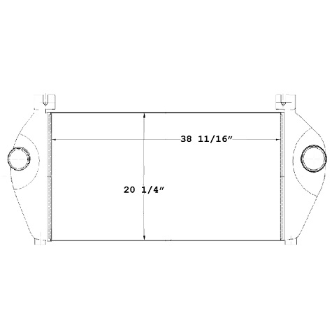 Heavy Duty International & Navistar Charge Air Cooler 2611272C92, 1030414, 3902436F92