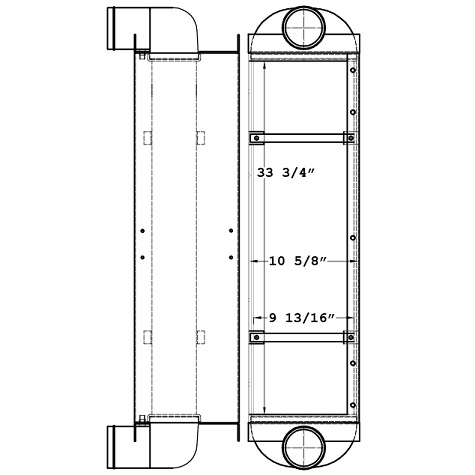 Heavy Duty Flyer Charge Air Cooler 238611, 606426, 6322345