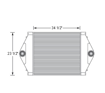 Heavy Duty Volvo Charge Air Cooler VOL18802, 
VOL18802N, 
VOL18802R