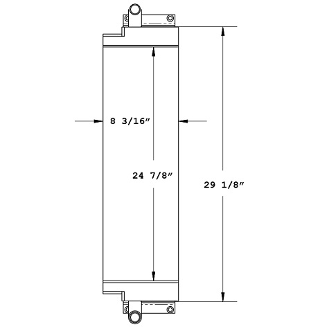 Heavy Duty Case Oil Cooler N8666, 270062, 2700-62