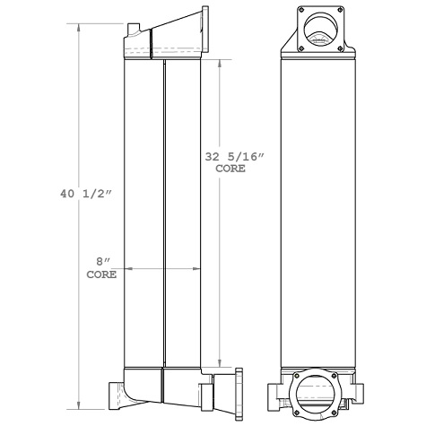 Heavy Duty Caterpillar Charge Air Cooler G-7S9781, 7S9781, 7S-9781