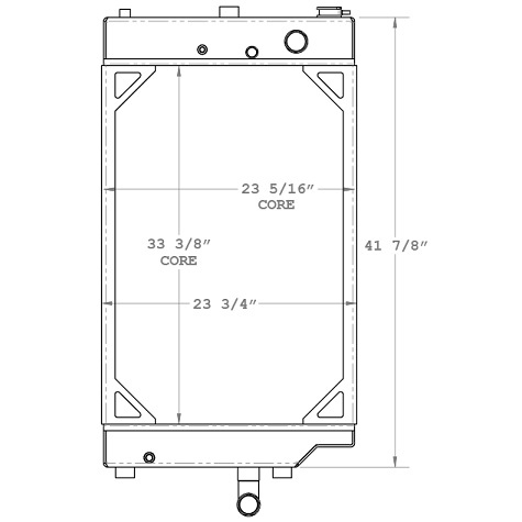 Heavy Duty Caterpillar Radiator IR-230-5006, 230-5006, 2305006