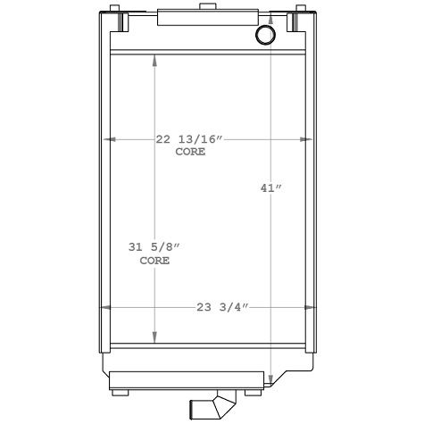 Heavy Duty Caterpillar Radiator IR-334-7675, IR3347675, 334-7675