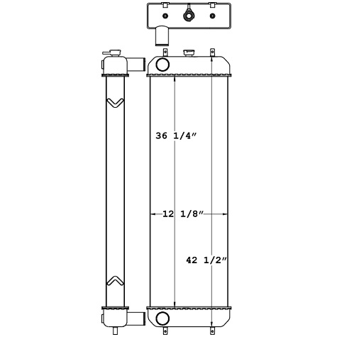 Hitachi ZX200 LC 3 Radiator